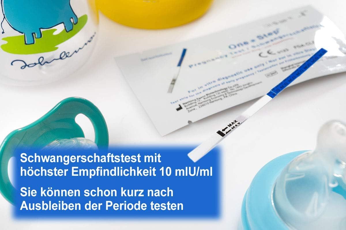 One+Step Pack combiné 30 Tests d'ovulation + 10 Tests de grossesse - Test de fertilité pour femmes