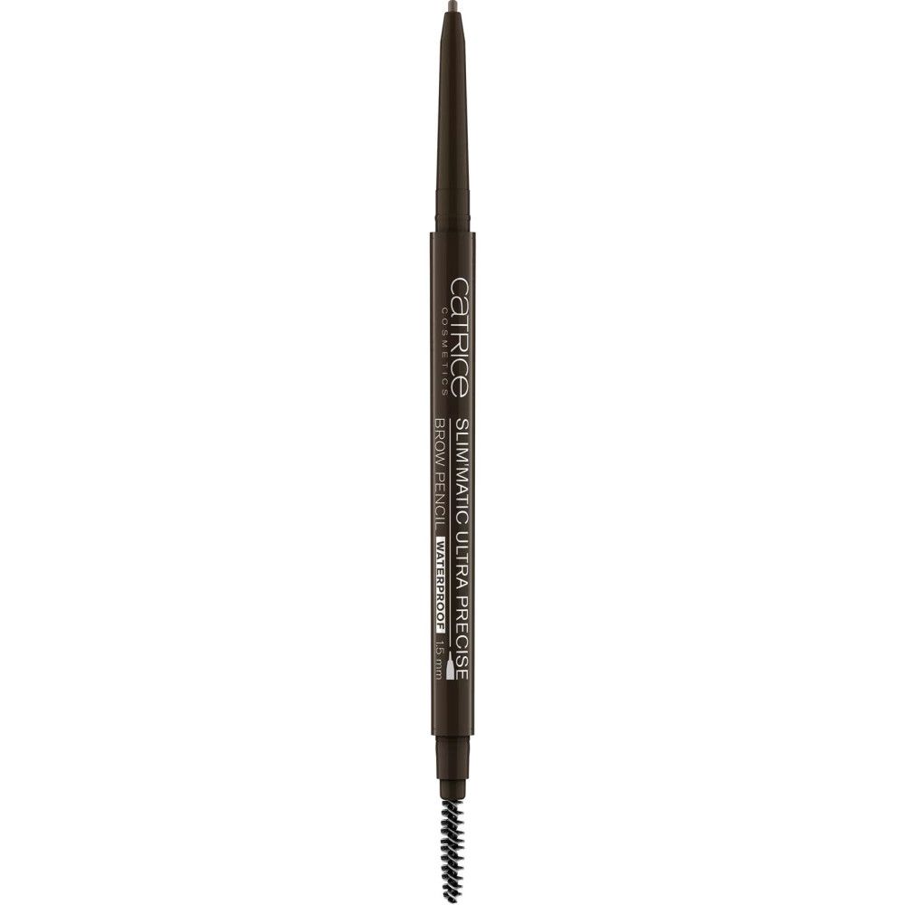 Crayon à sourcils avec brosse. Inscription : Catrice Slim Matic Ultra Precise. Waterproof.