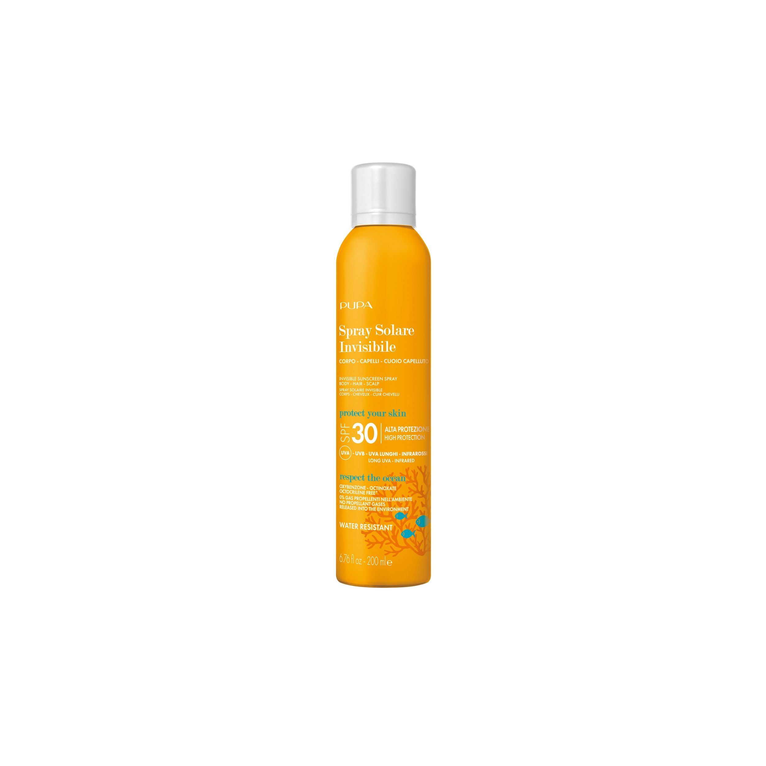 Pupa Onzichtbare Zonnebrandspray SPF 30, 200ml.