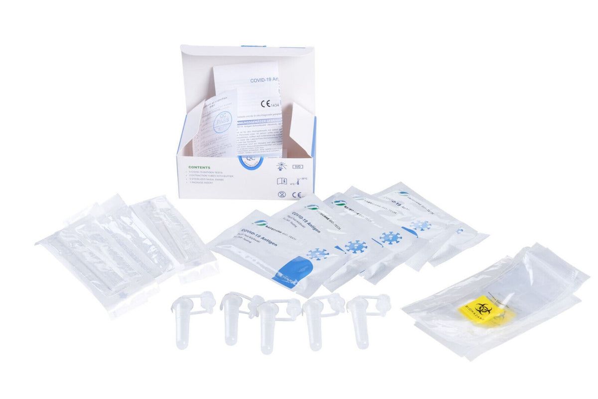 Safecare Bio-Tech COVID-19 Test Nasal - Test rapide grand public avec CE 1434