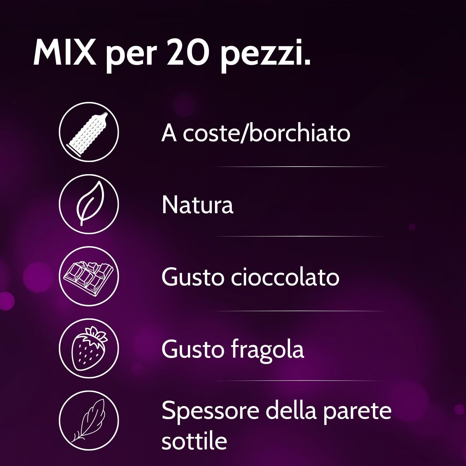 Vibratissimo Condooms Mix + Play Gel Set