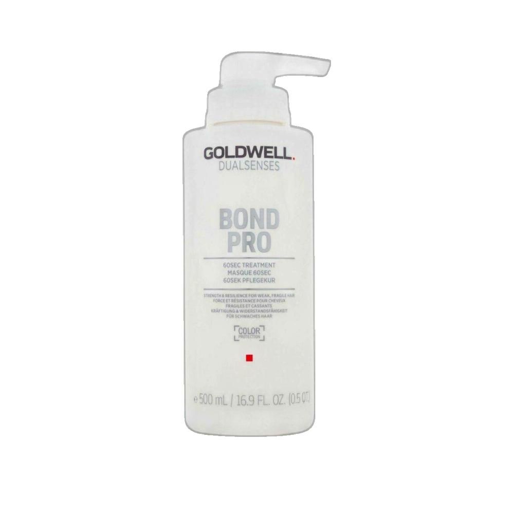 Flacon Goldwell Dualsenses Bond Pro avec pompe doseuse. Texte: BOND PRO, 500 ml.