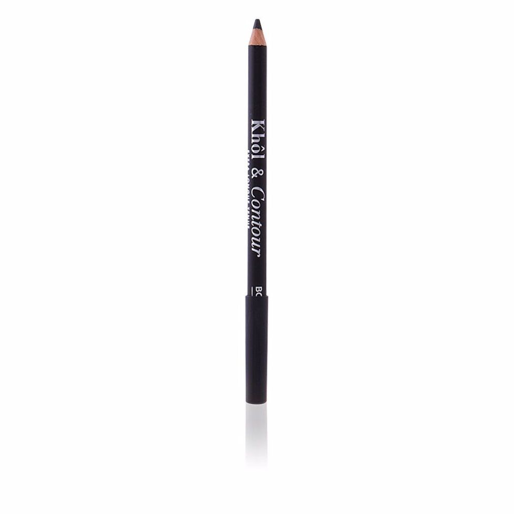 Crayon khôl noir. Inscription: Khol & Contour. Capuchon noir. Inscription: 01. Mine noire.