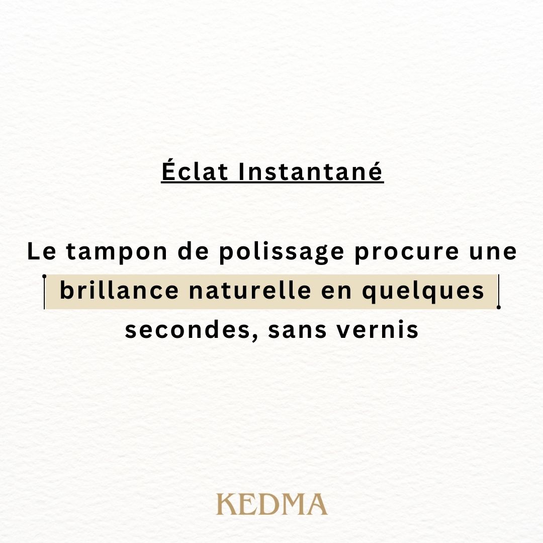 Kedma - Coffret Soin des Ongles Golden Touch aux Minéraux de la Mer Morte