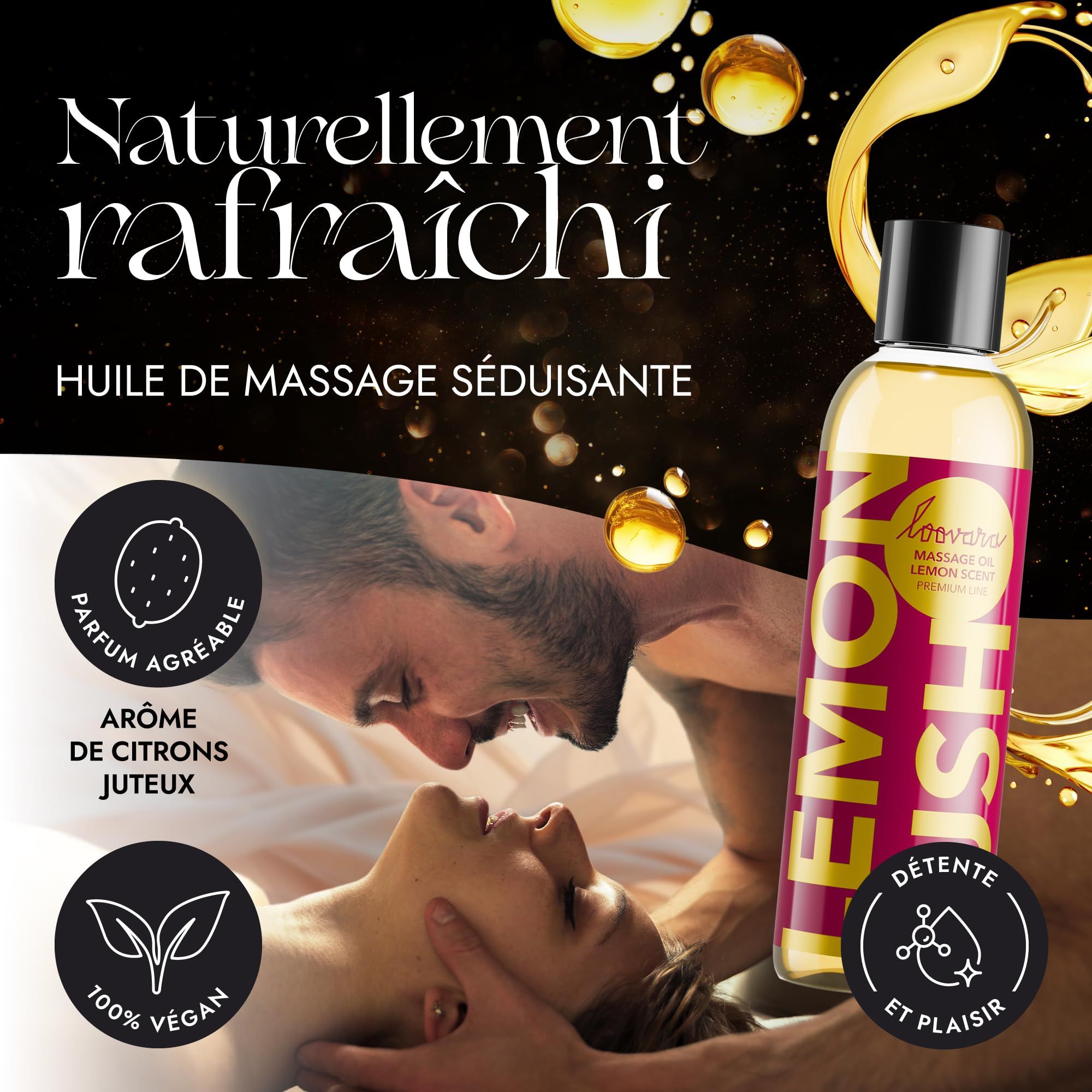 Loovara Lemon Lush Huile de Massage
