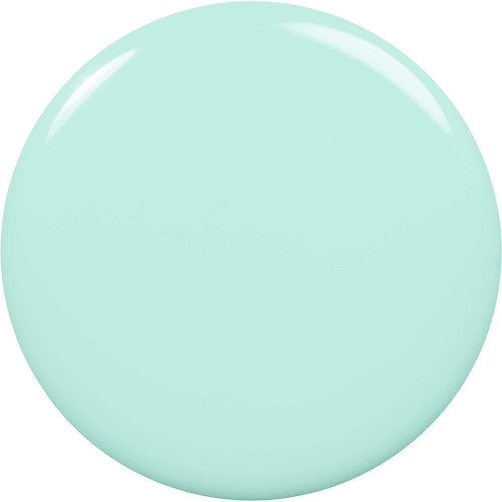 Kleurstaal van Essie nagellak in mintgroen.