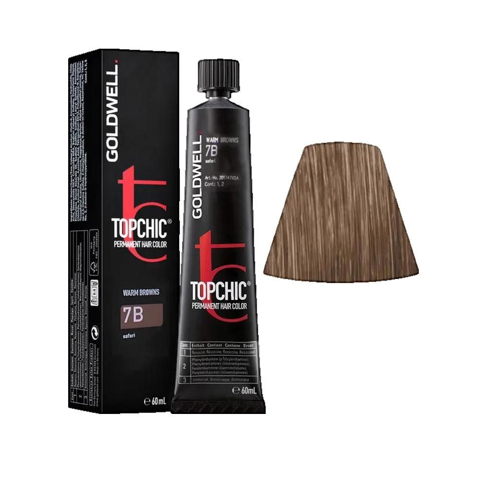 Goldwell Topchic coloration permanente brun avec technologie CoolProtect