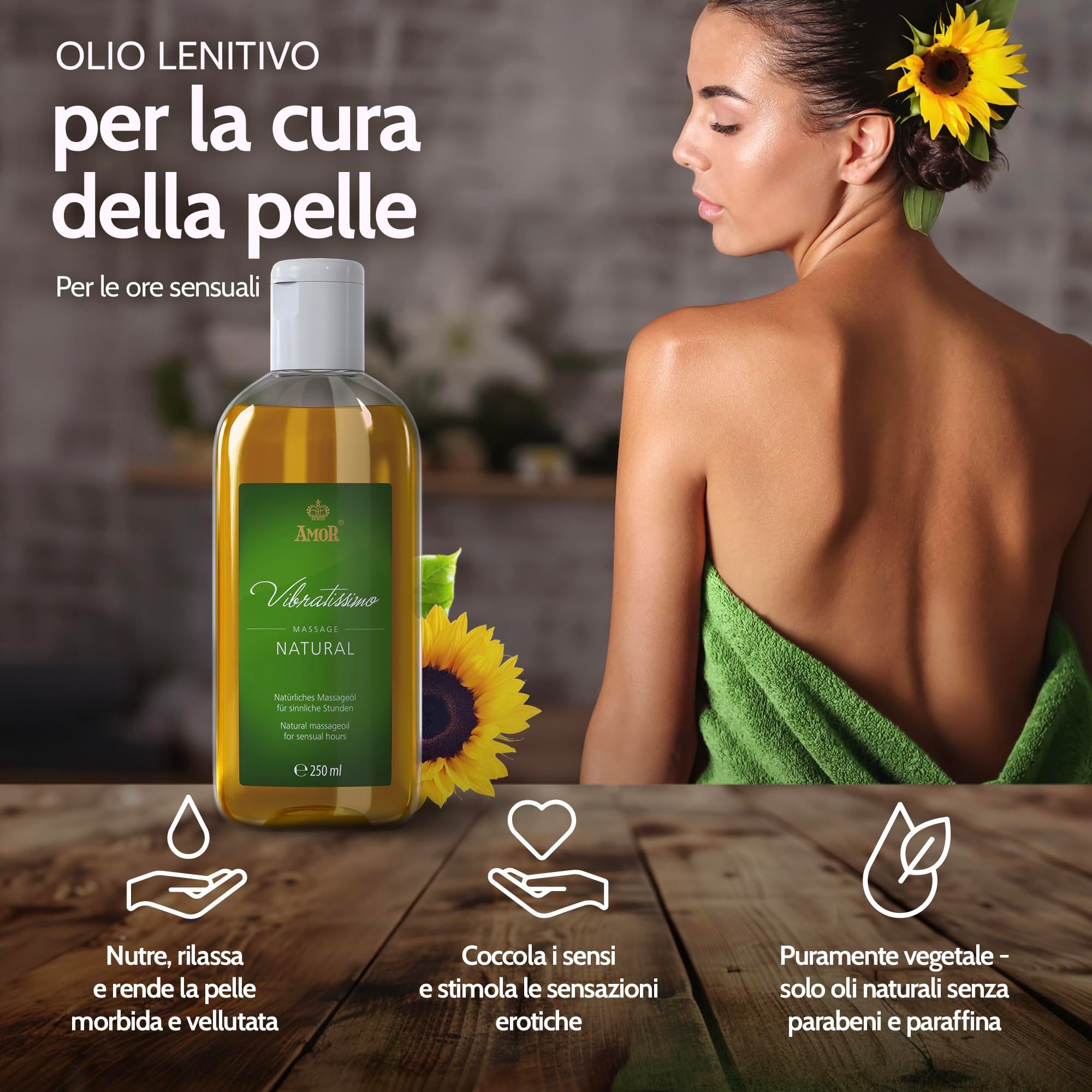 Vibratissimo Massageolie Natural
