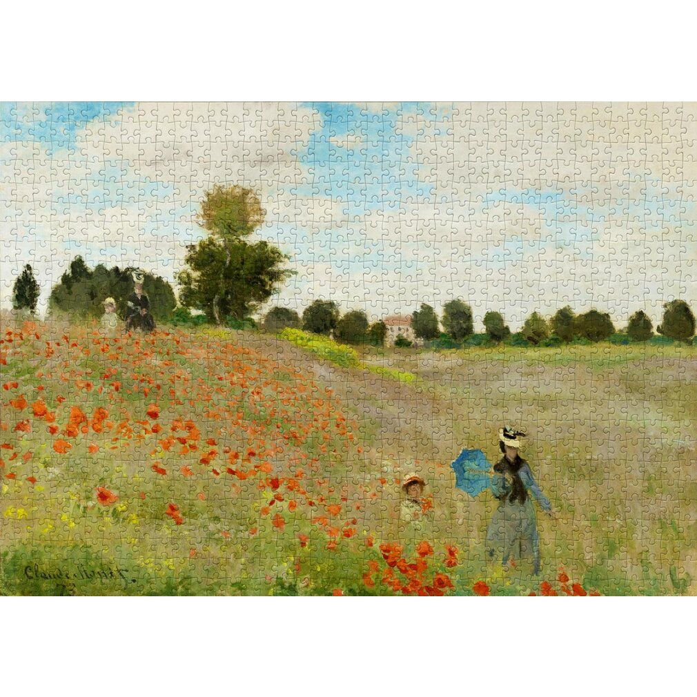enjoy Puzzel Claude Monet: Mohnfeld 1000 stuks