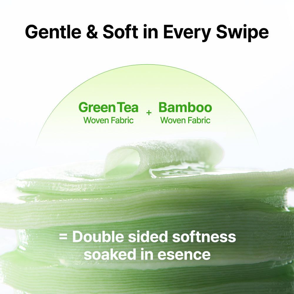 By Wishtrend Groene Thee & Ceramide Kalmerende Toner-Pads
