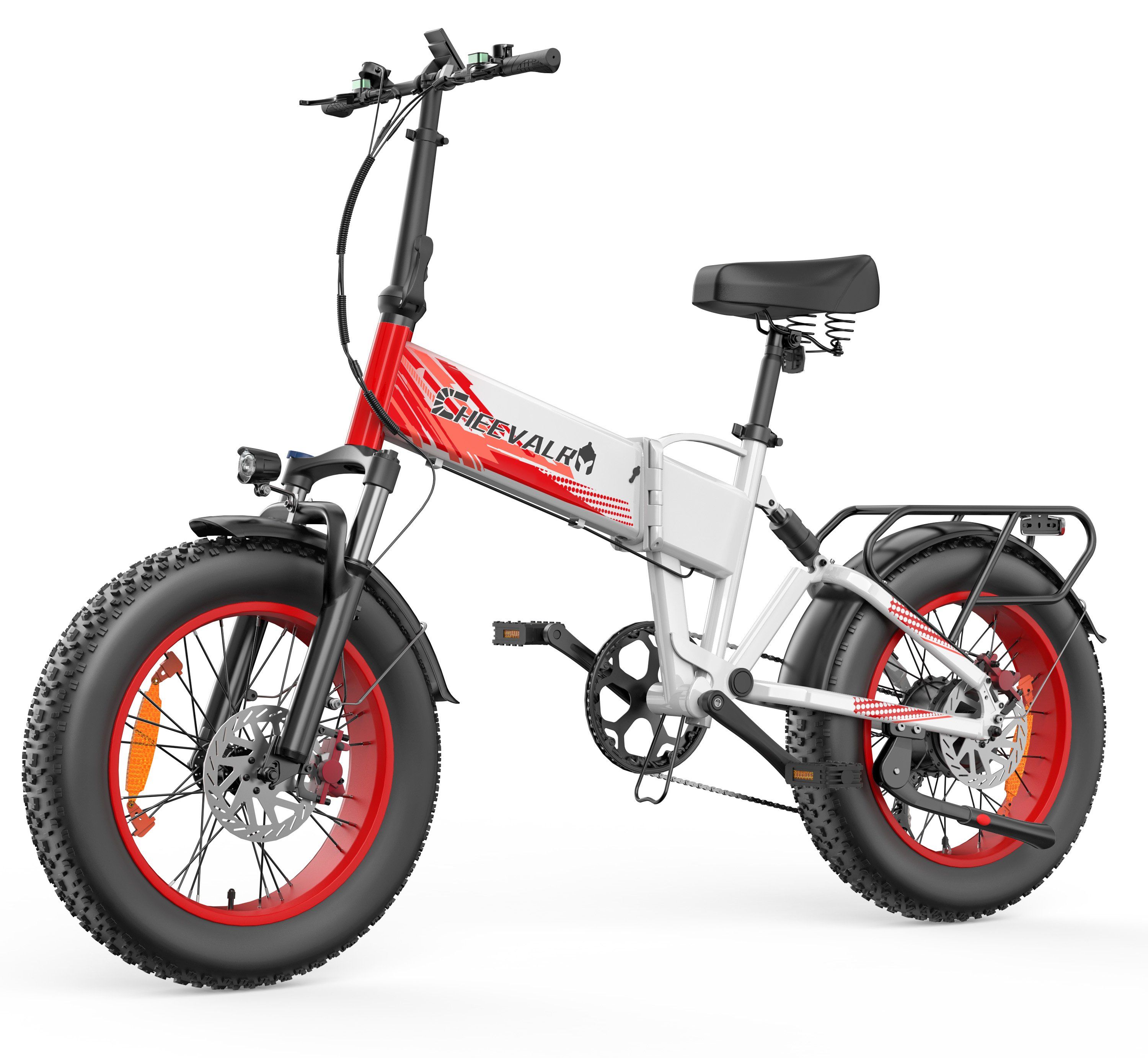 Cheevalry CF1000-1 Vélo électrique pliable, batterie 48 V 20 Ah