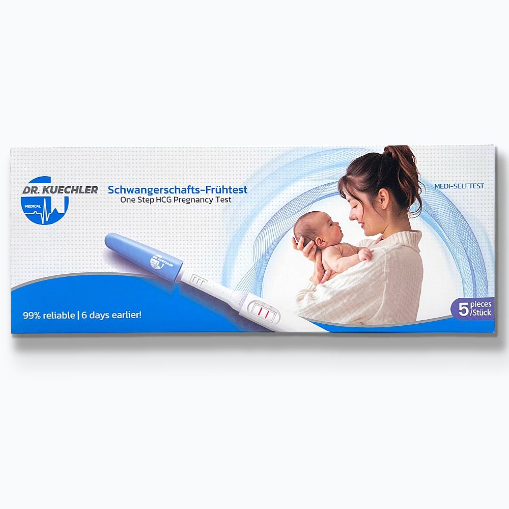 Test précoce grossesse Dr. Kuechler, 5 pièces.