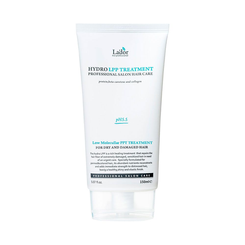 Witte tube LADOR Hydro LPP Treatment voor droog en beschadigd haar, 150ml.