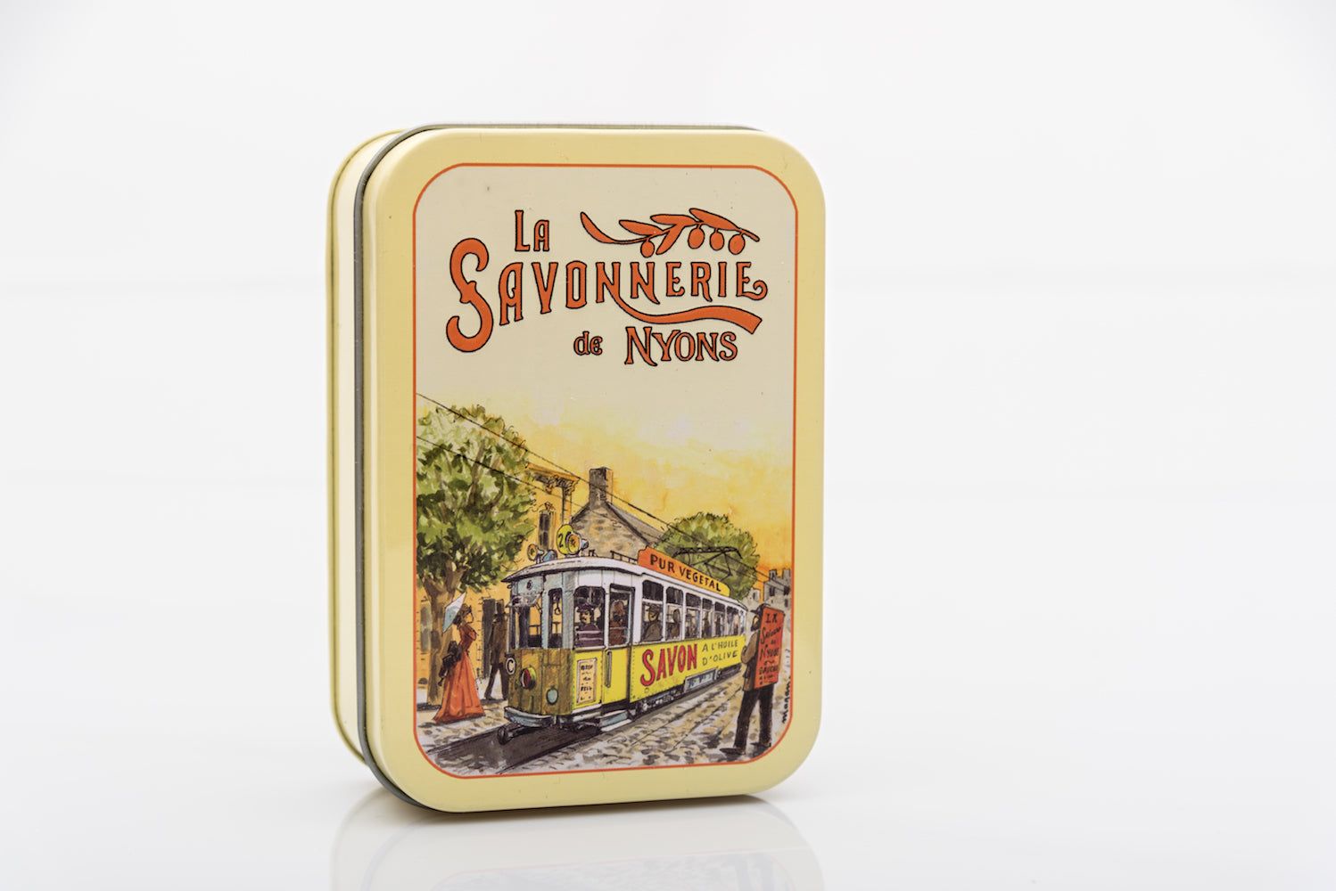 La Savonnerie de Nyons - Coffret métal avec savon "Le Tram"