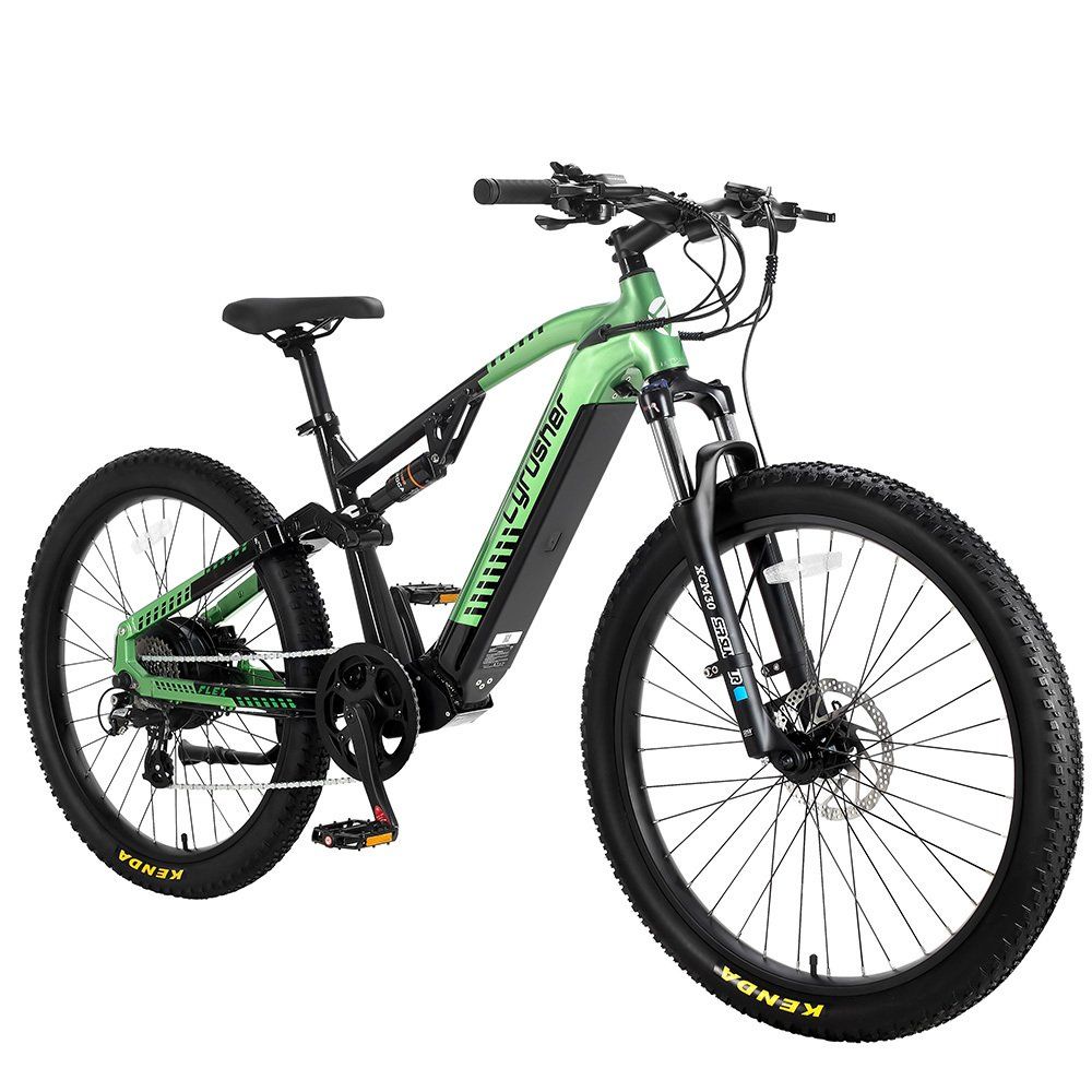 Cyrusher Flex Volledig geveerde elektrische fiets, 48V 15Ah