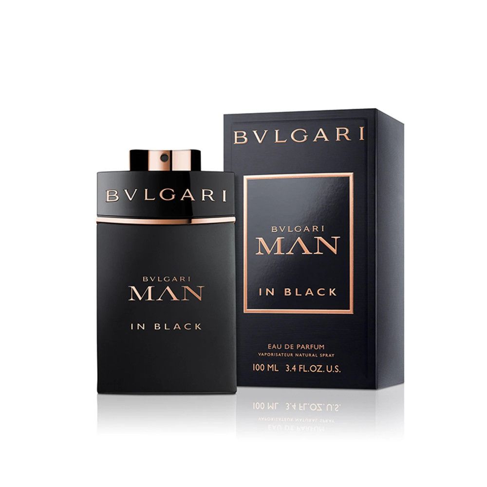 Flacon et emballage Bvlgari Man In Black Eau de Parfum 100ml.