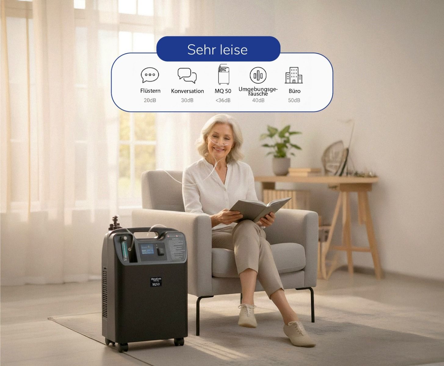 SysMed MQ50 Concentrateur d'oxygène