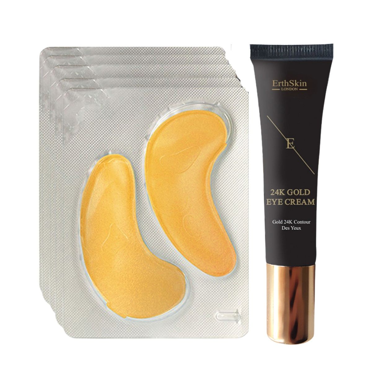 ErthSkin London Crème contour des yeux  + patch collagène