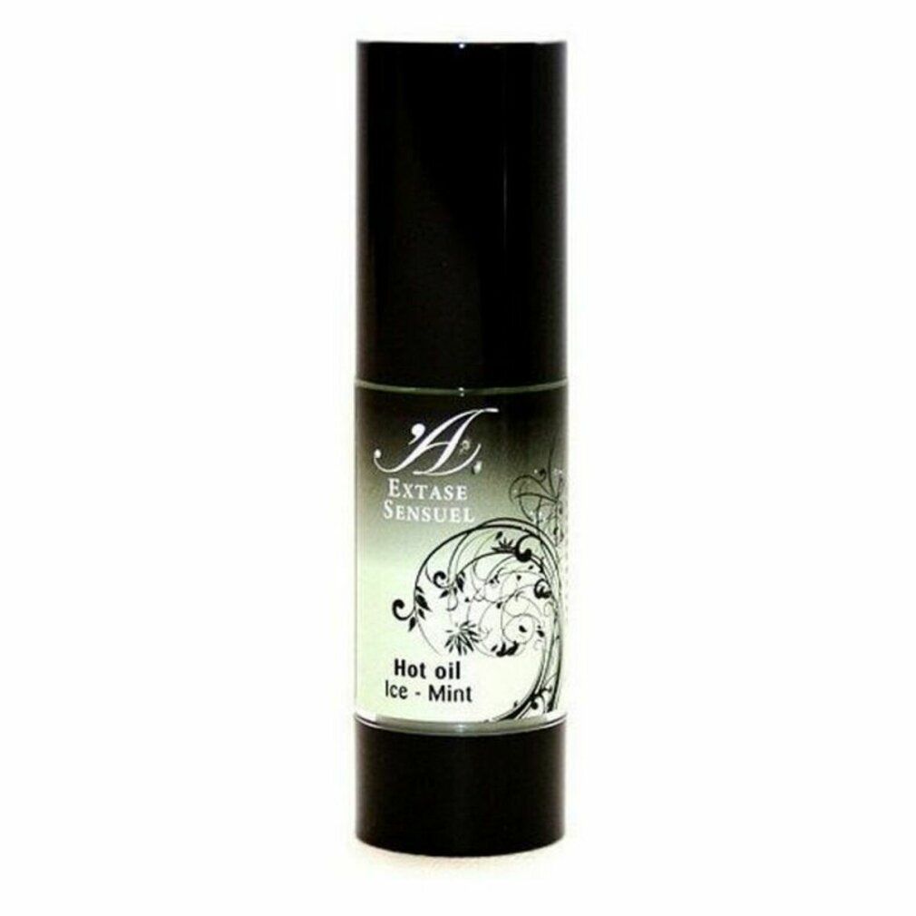 Extase Sensuel Hot Oil Ice Mint zwarte fles.