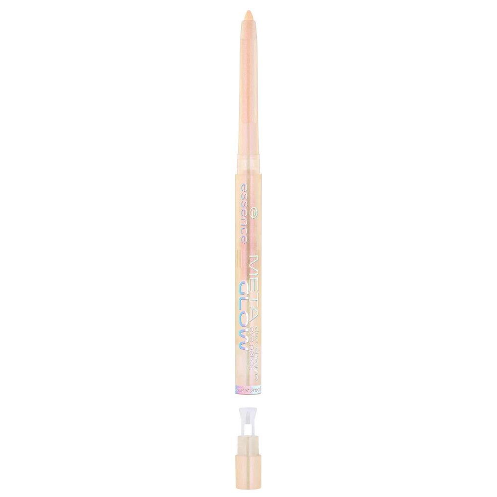 Crayon Kajal Duo-chrome. Le crayon est ouvert, la pointe est visible. Inscription: Meta Glow.