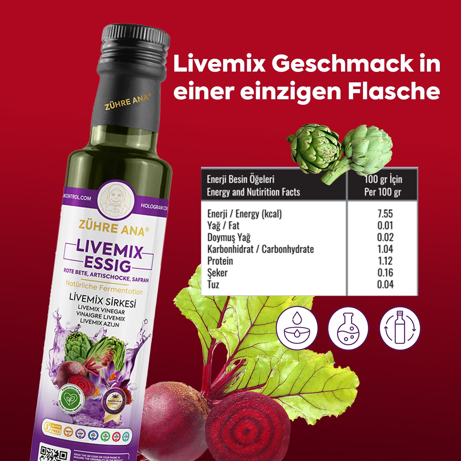 ZÜHRE ANA Vinaigre Livemix