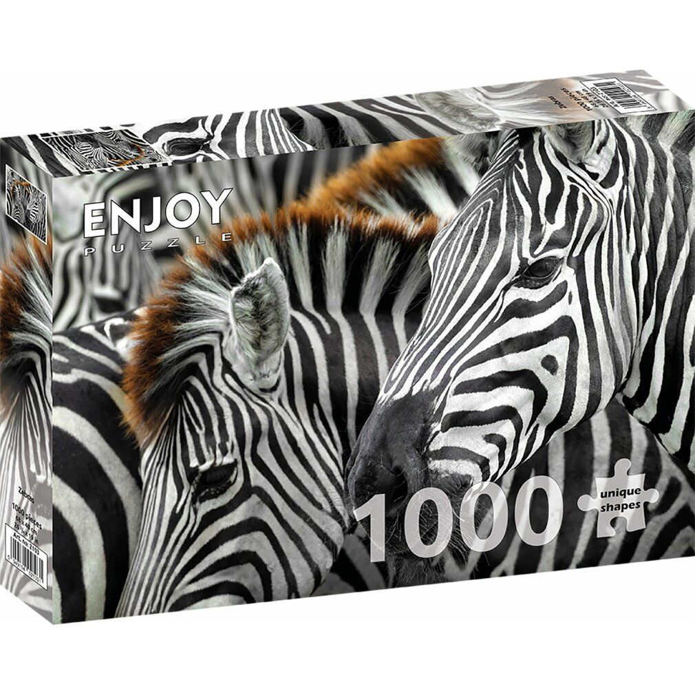 enjoy Puzzel Zebras 1000 stuks