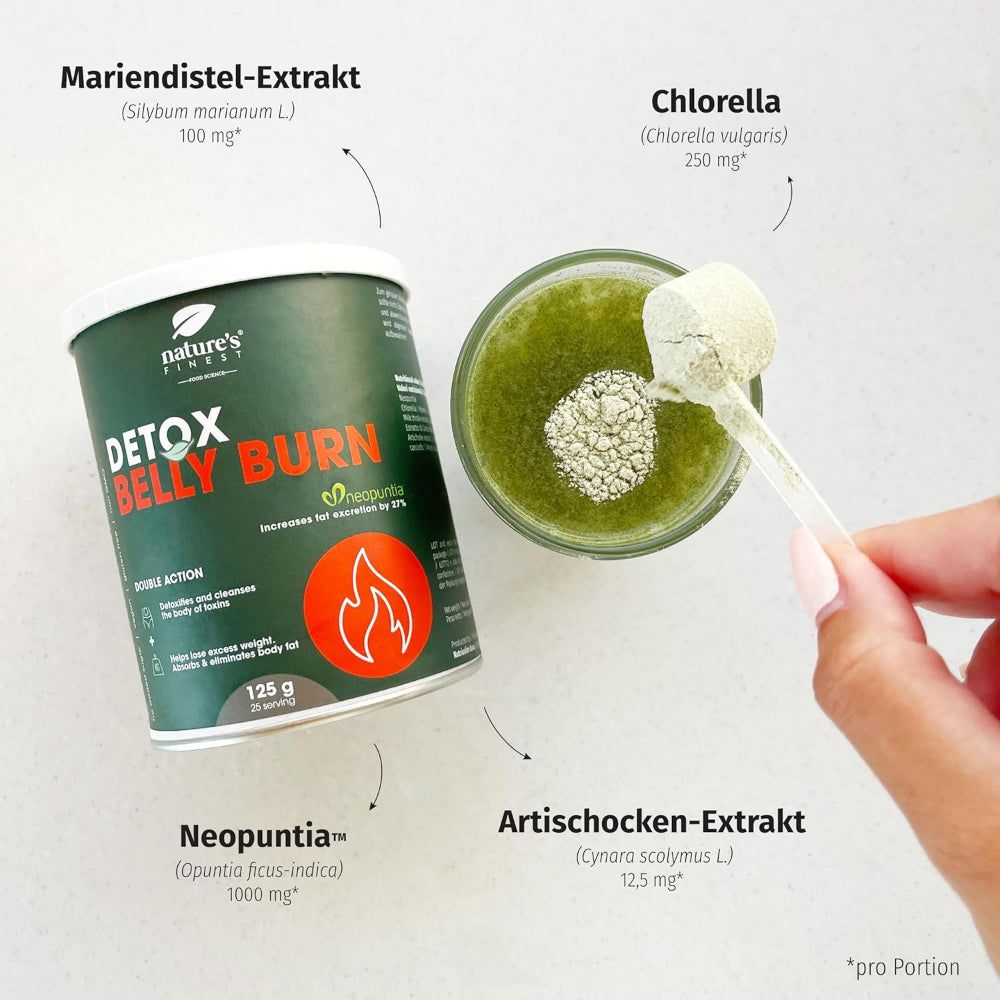 Nature's Finest Detox Belly Burn - Detox, afslanken & vetverbranding