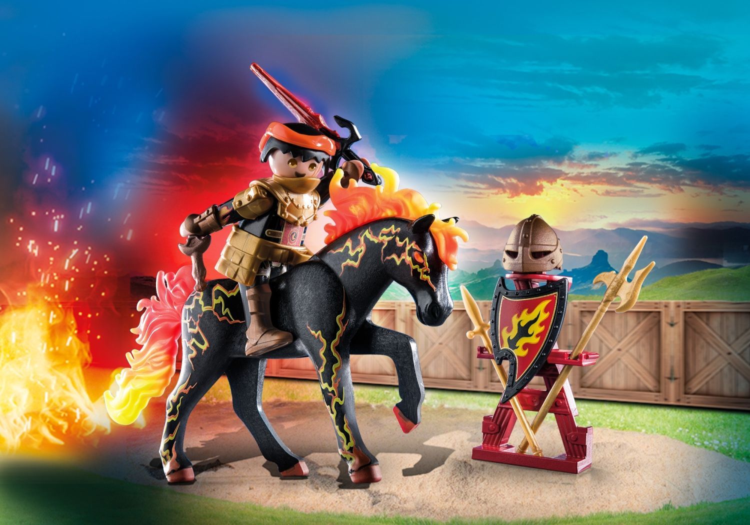 Playmobil Burnham Raiders - Vuurridder - 71213