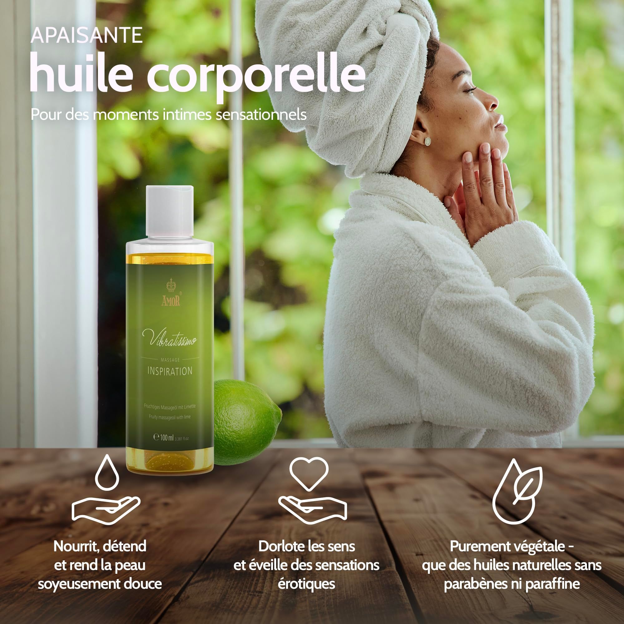 Vibratissimo Huile de Massage Inspiration