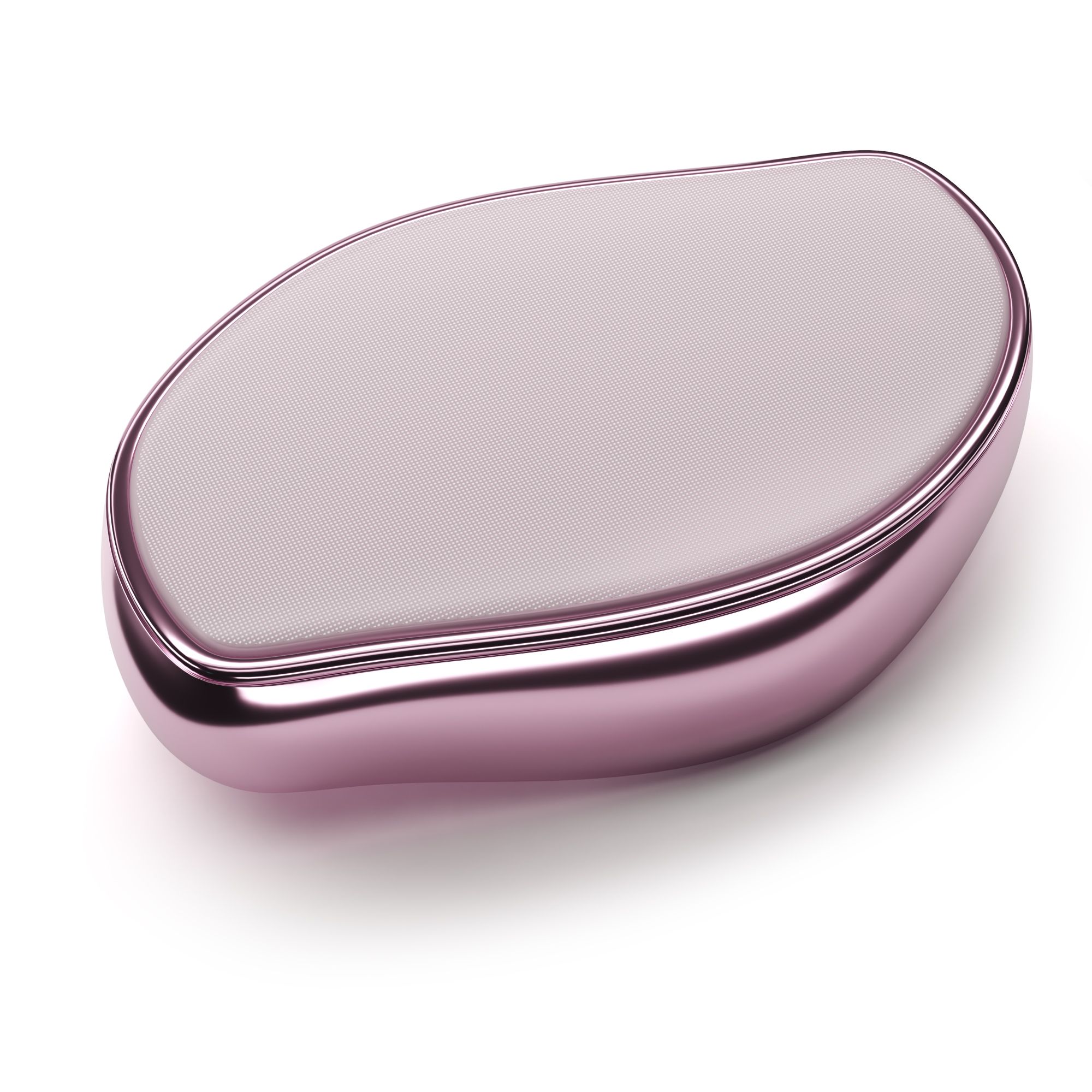 Rasoir AILORIA GLISSETTE rose. Forme ovale, surface brillante. Un côté clair, l'autre rose.