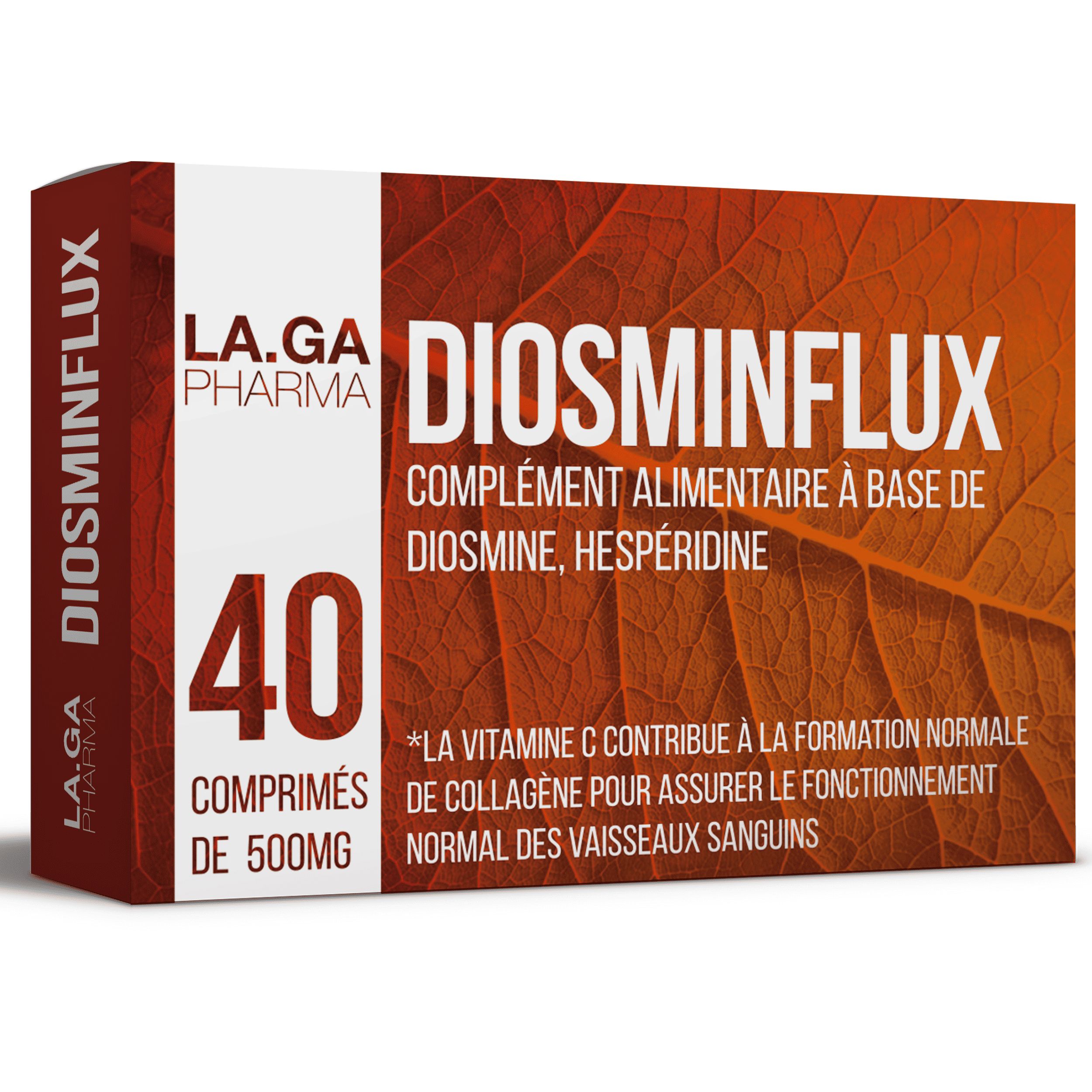 LA.GA Diosminflux © Diosmine et Hespéridine pour Microcirculation, Hémorroïdes et Varices