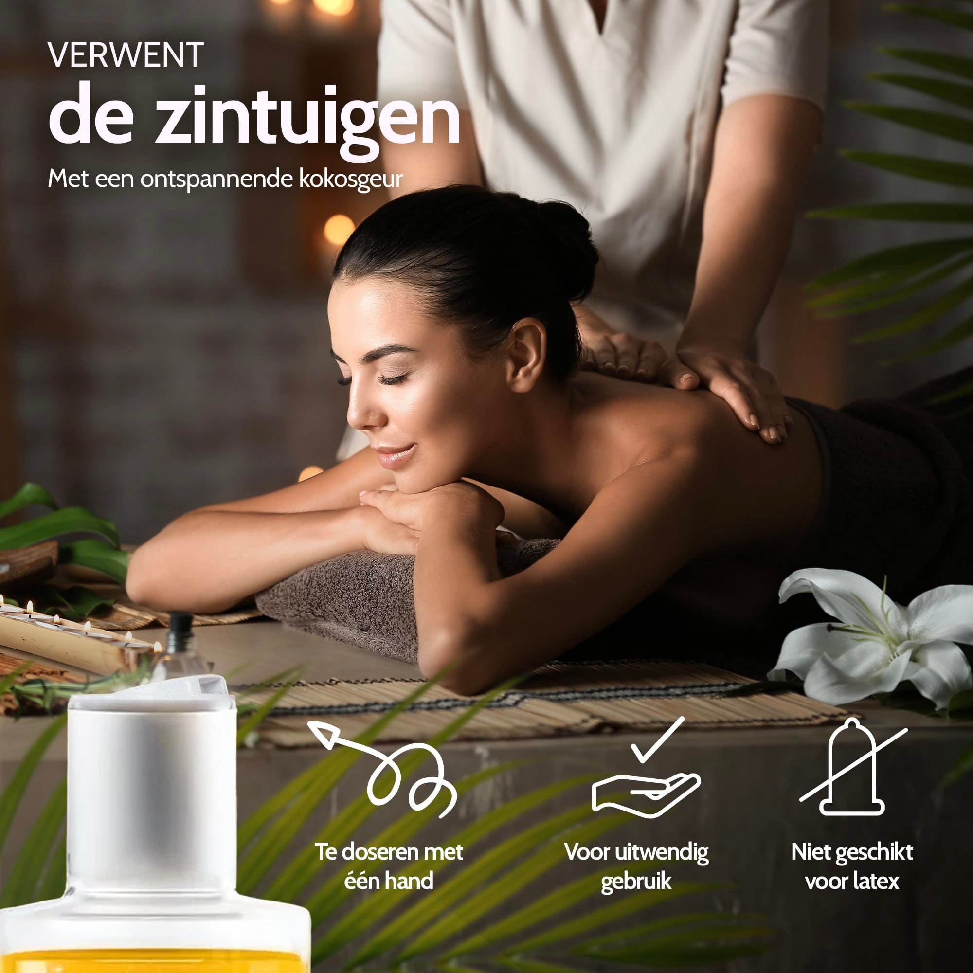 Vibratissimo Massageolie Coconut