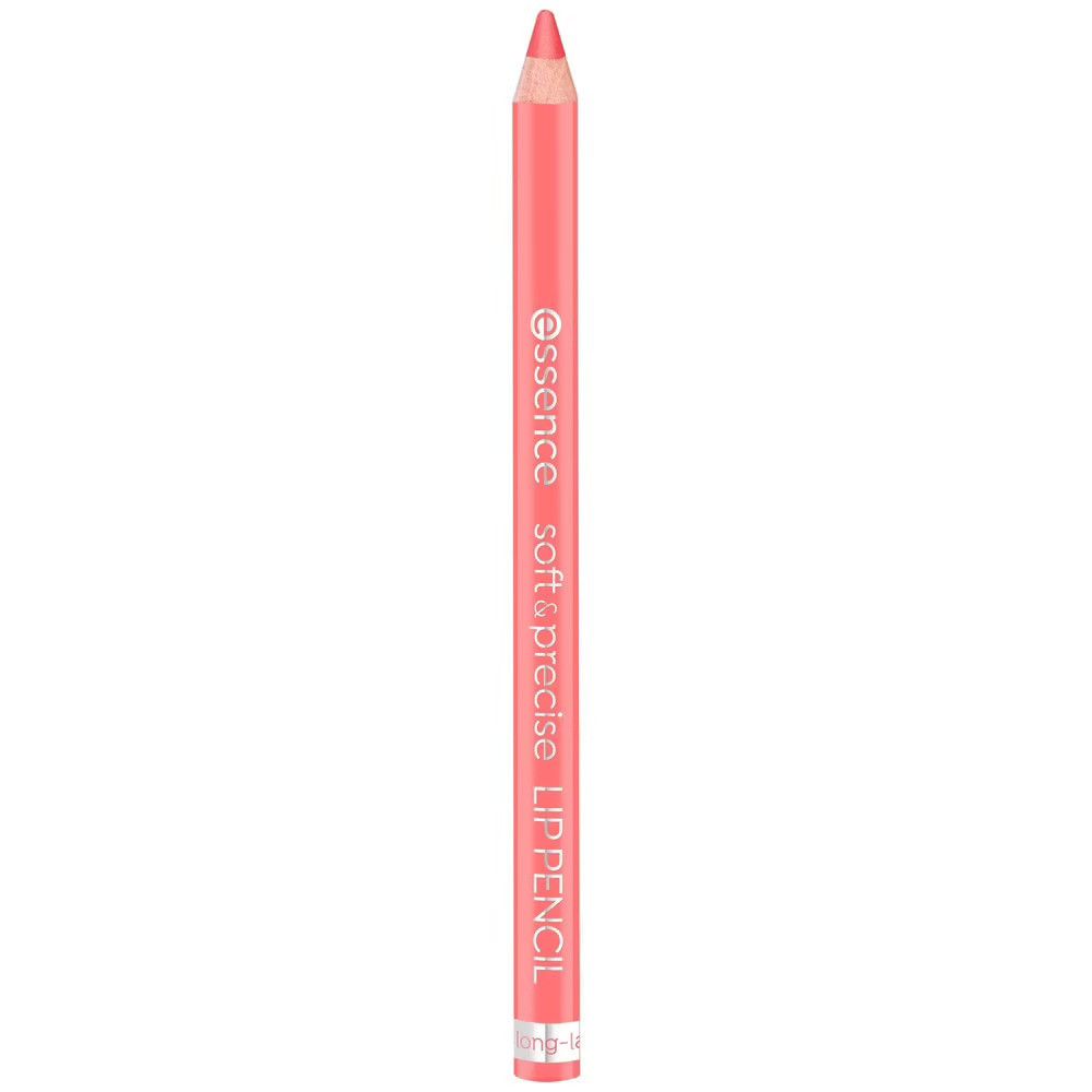Roze lippotlood. Opschrift: Essence, soft & precise LIP PENCIL. Kleur punt en uiteinde identiek.