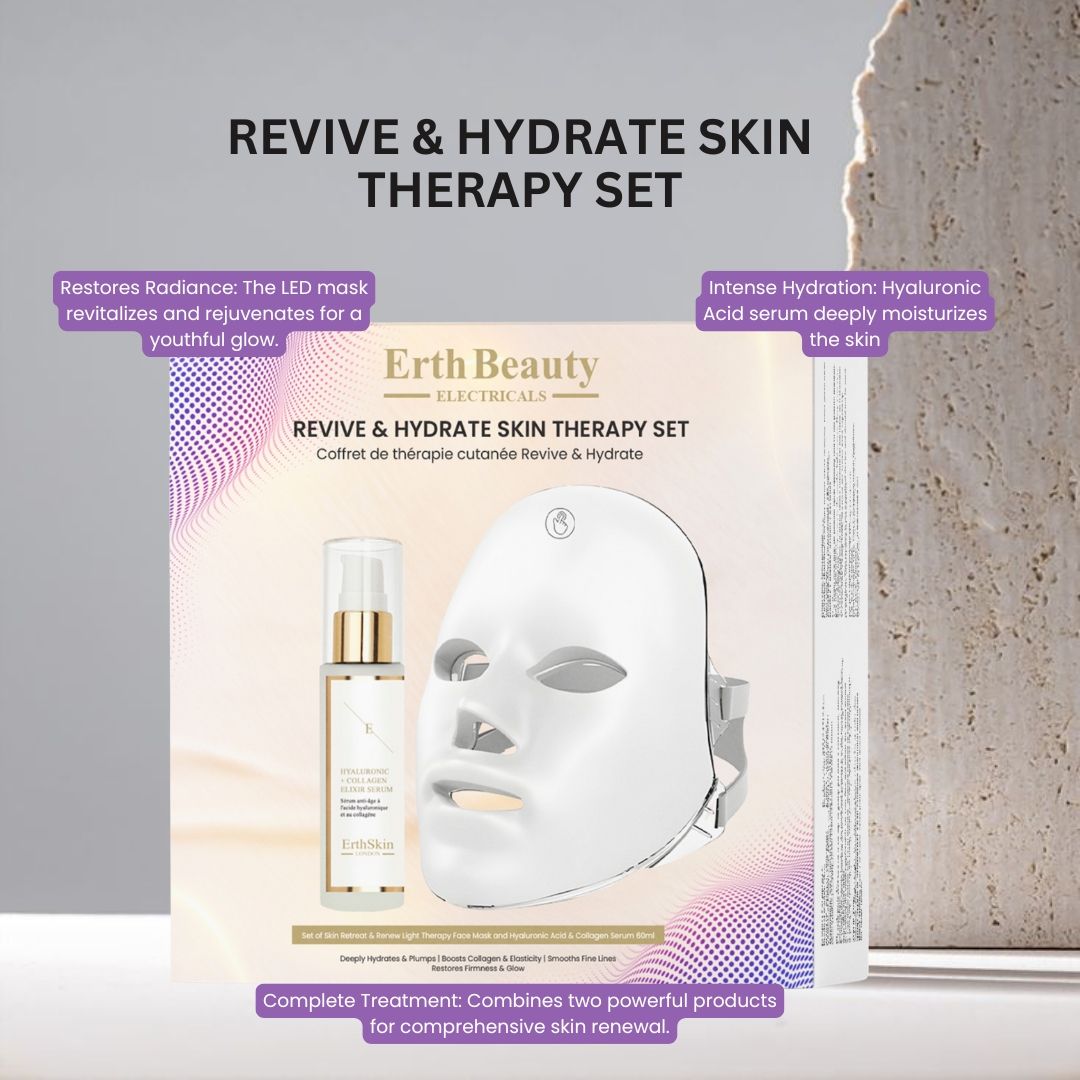Erth Beauty Revive & Hydrate huidtherapie set verpakking.