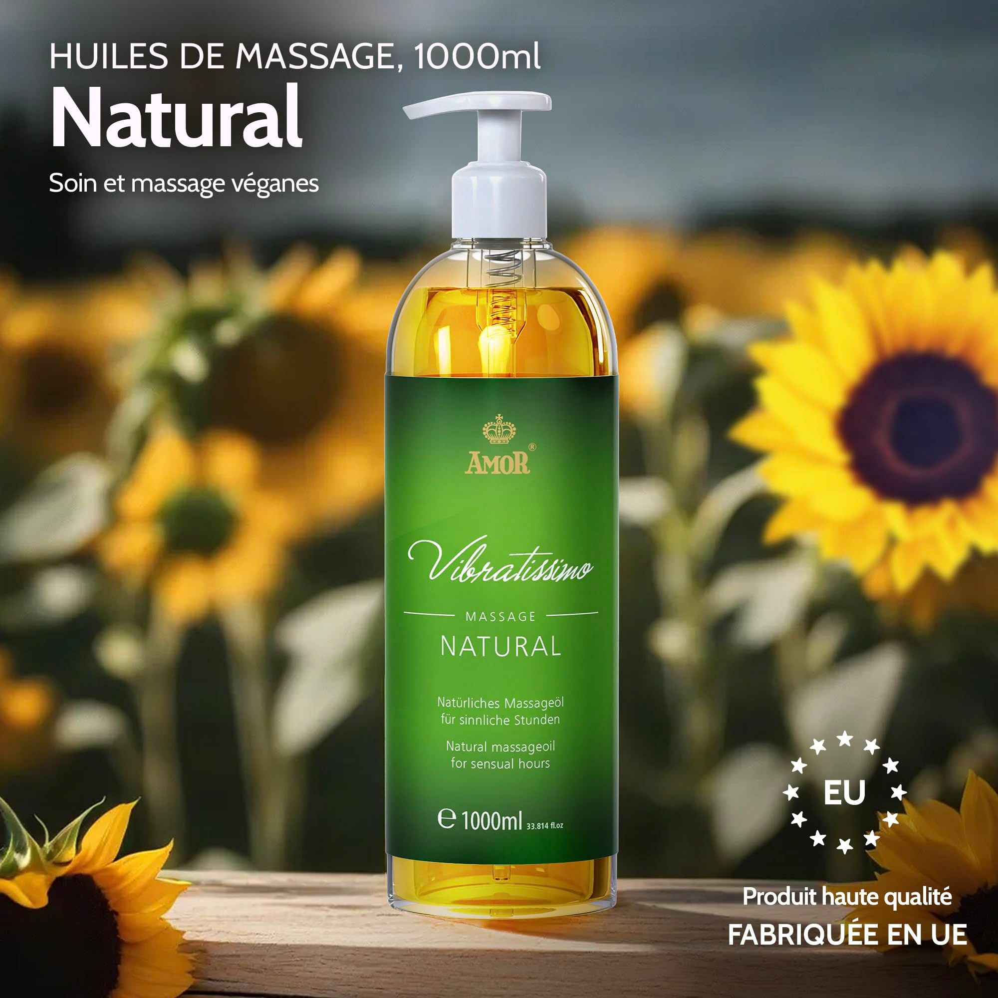 Vibratissimo Huile de Massage Natural