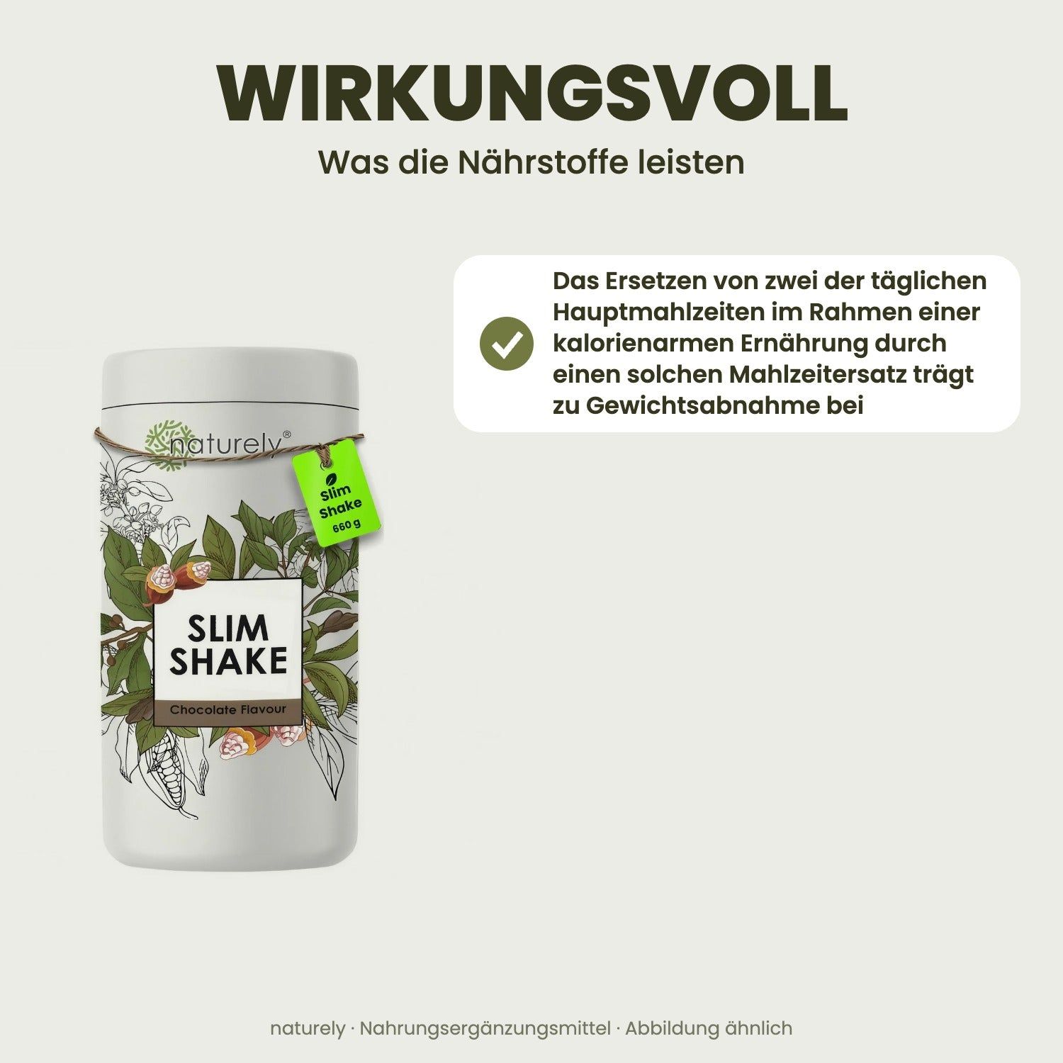 Boîte Slim Shake Chocolat avec 18,6g de protéines, 24 vitamines et minéraux, enzyme lactase.