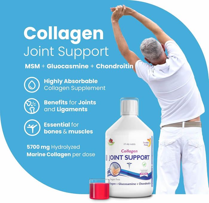 Swedish Nutra – Collagène pour le soutien des articulations 500 ml