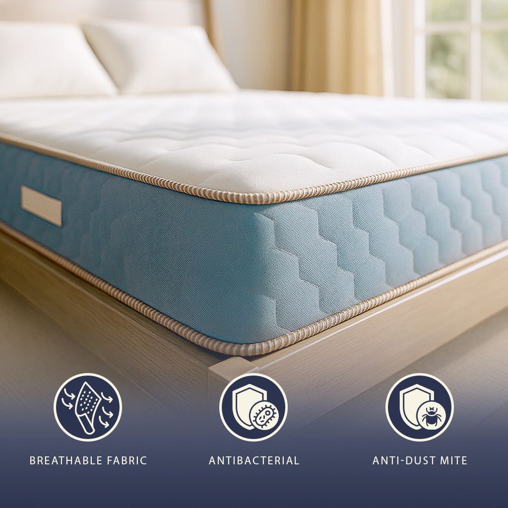 The White Stone Orthopedisch Matras 80x190 cm Hoogte 21 cm | Ergonomisch en Ademend