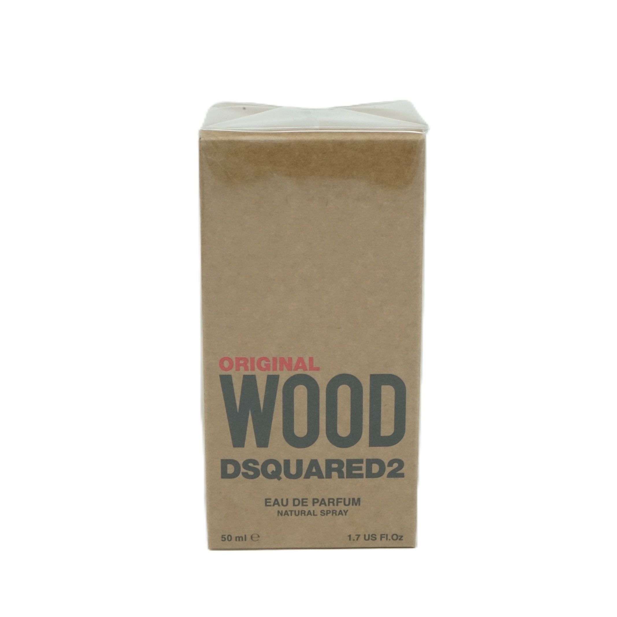 Dsquared2 Wood Original Eau de Parfum flesje en verpakking.
