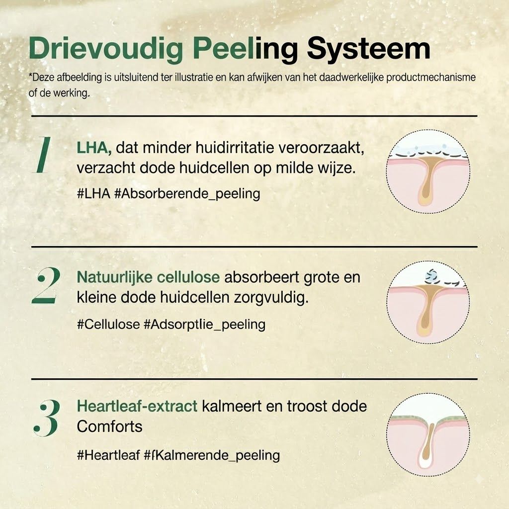 ANUA Heartleaf LHA Moisture Peeling Gel: Drievoudig Peeling Systeem uitgelegd