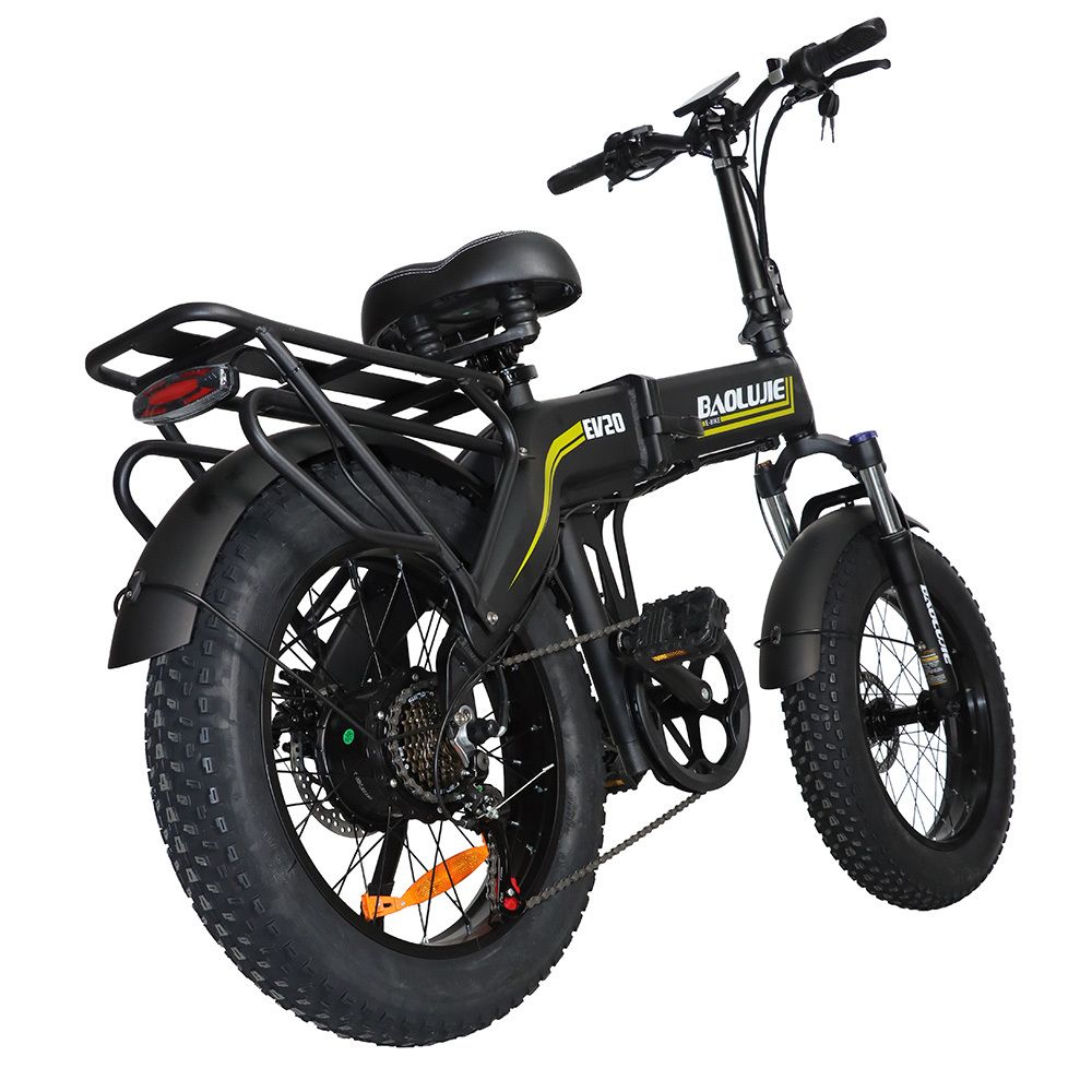 BAOLUJIE D7 Vélo électrique pliable, batterie 48 V 16 Ah