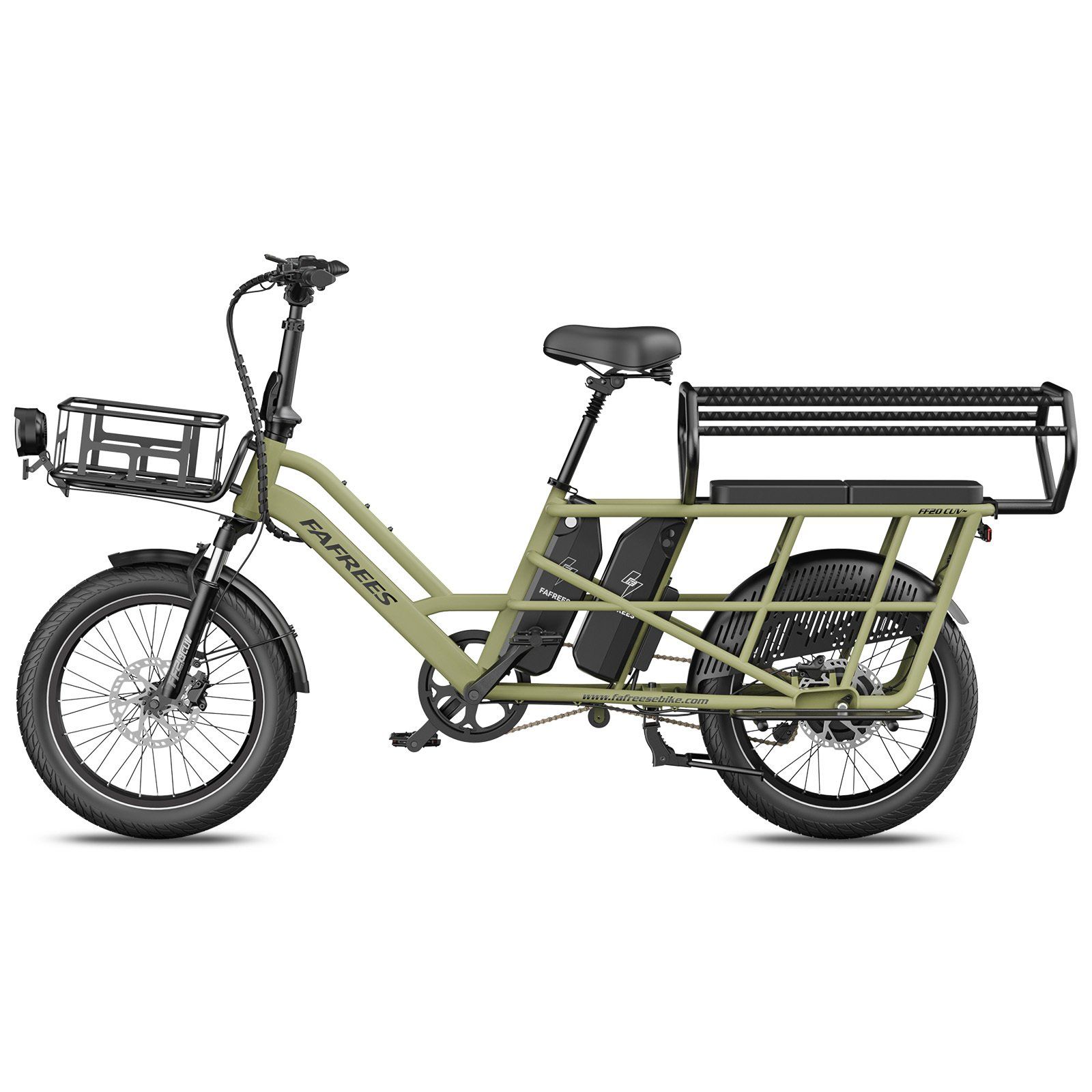 FAFREES FF20 CUV Vélo électrique modulable à longue queue – Double batterie 30 Ah