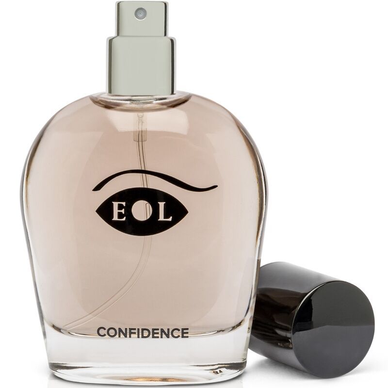 Flacon Eye Of Love Confidence Eau de Parfum, bouchon ouvert.