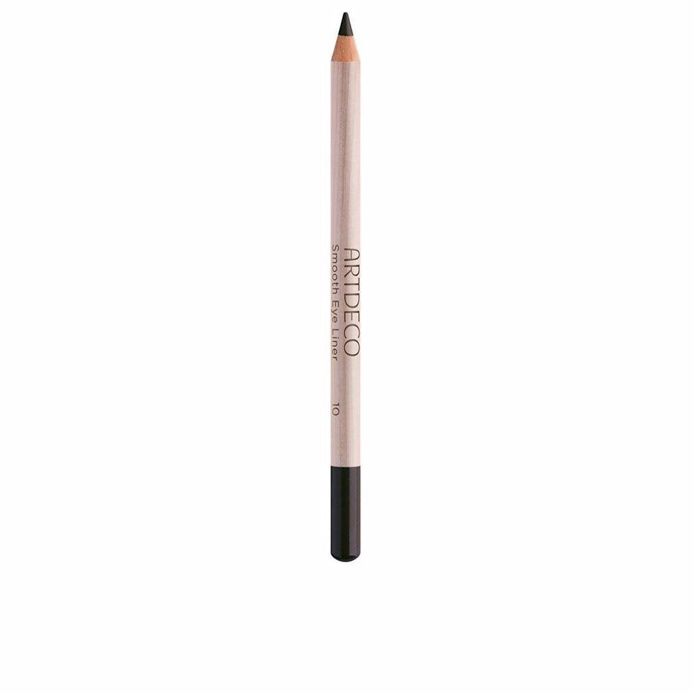 Artdeco Smooth Eye Liner, potlood met zwarte punt en lichte houten schacht. Opschrift "ARTDECO Smooth Eye Liner 10".