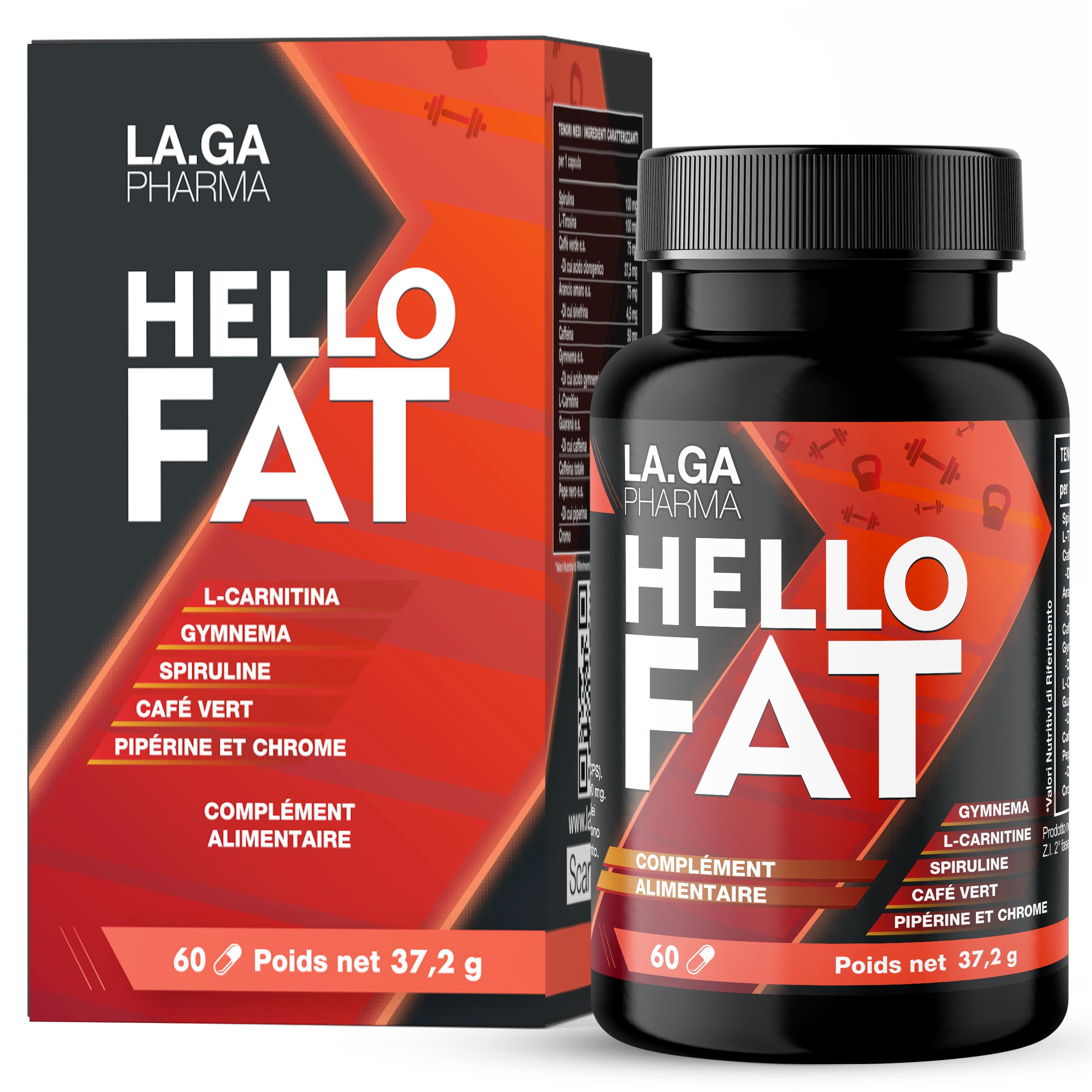 LA.GA Hello Fat © Soutien du métabolisme et de l'énergie.