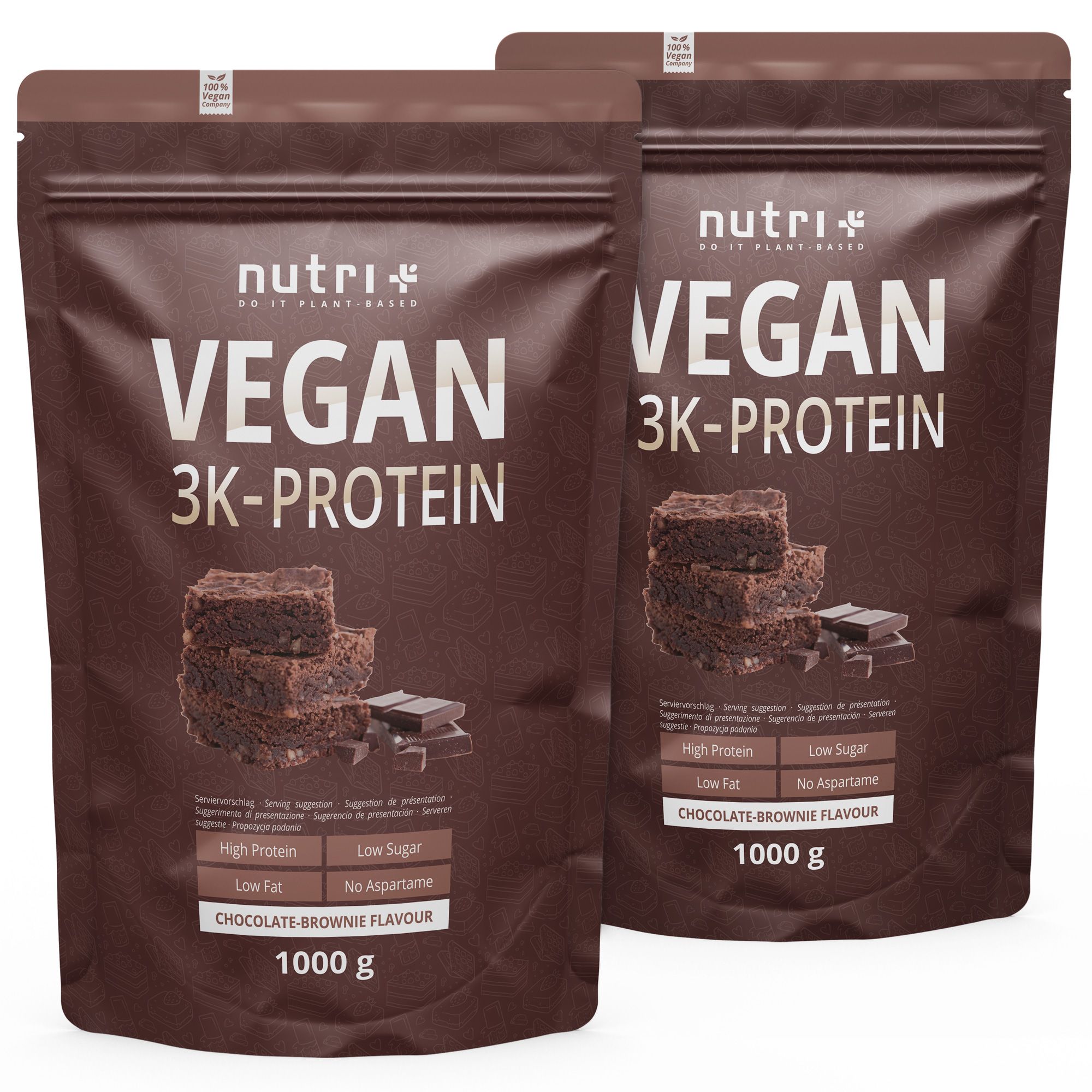 nutri+ Poudre de protéines végétales 3k