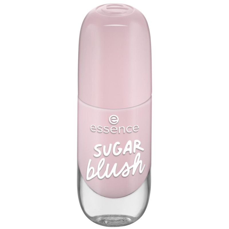 Vernis à ongles Essence Sugar Blush rose pâle.