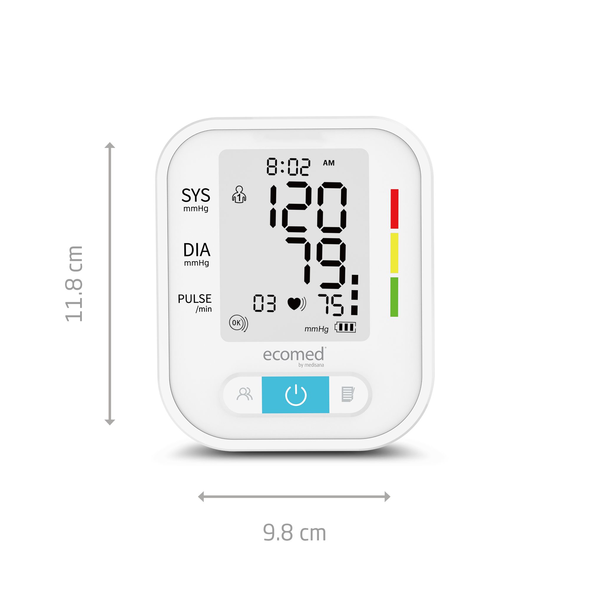 ecomed by medisana BU-95E Bloeddrukmeter voor de bovenarm