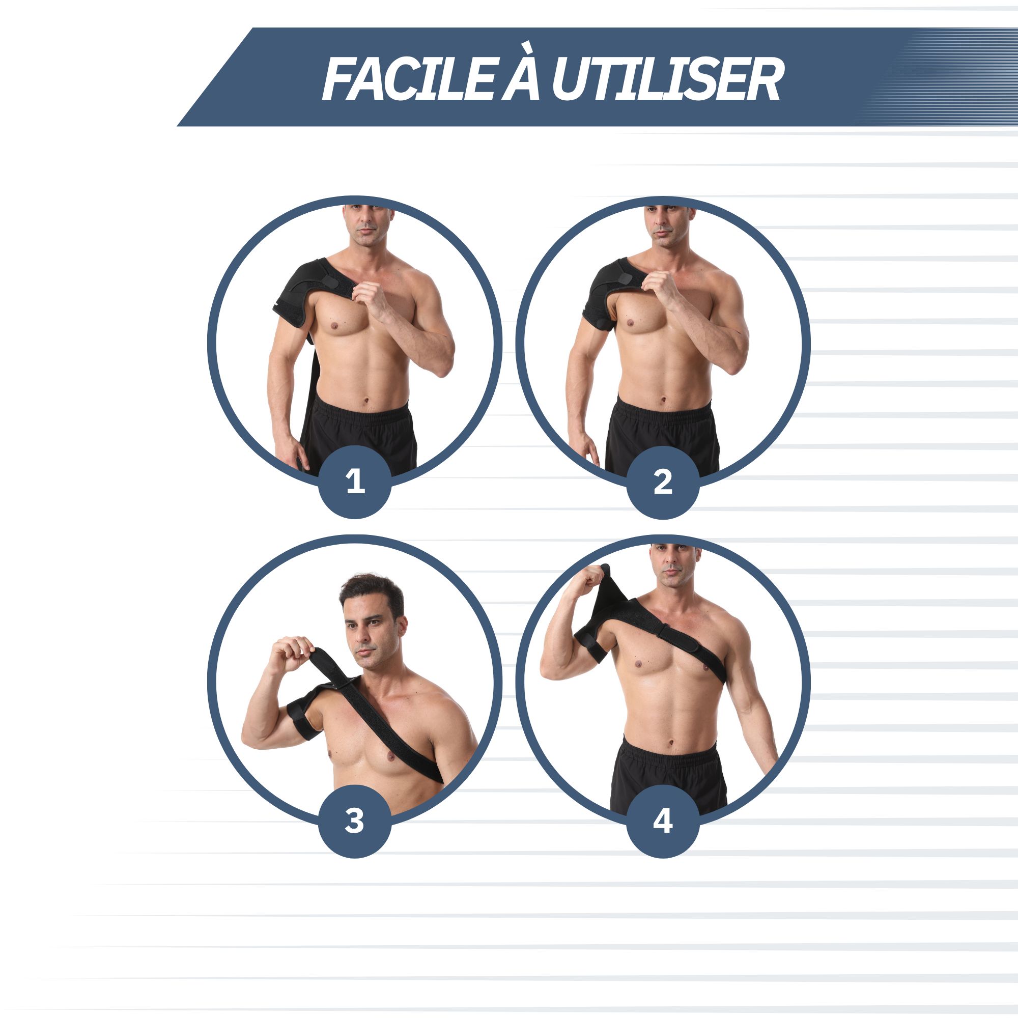 Six scénarios d'utilisation polyvalente des bandages.