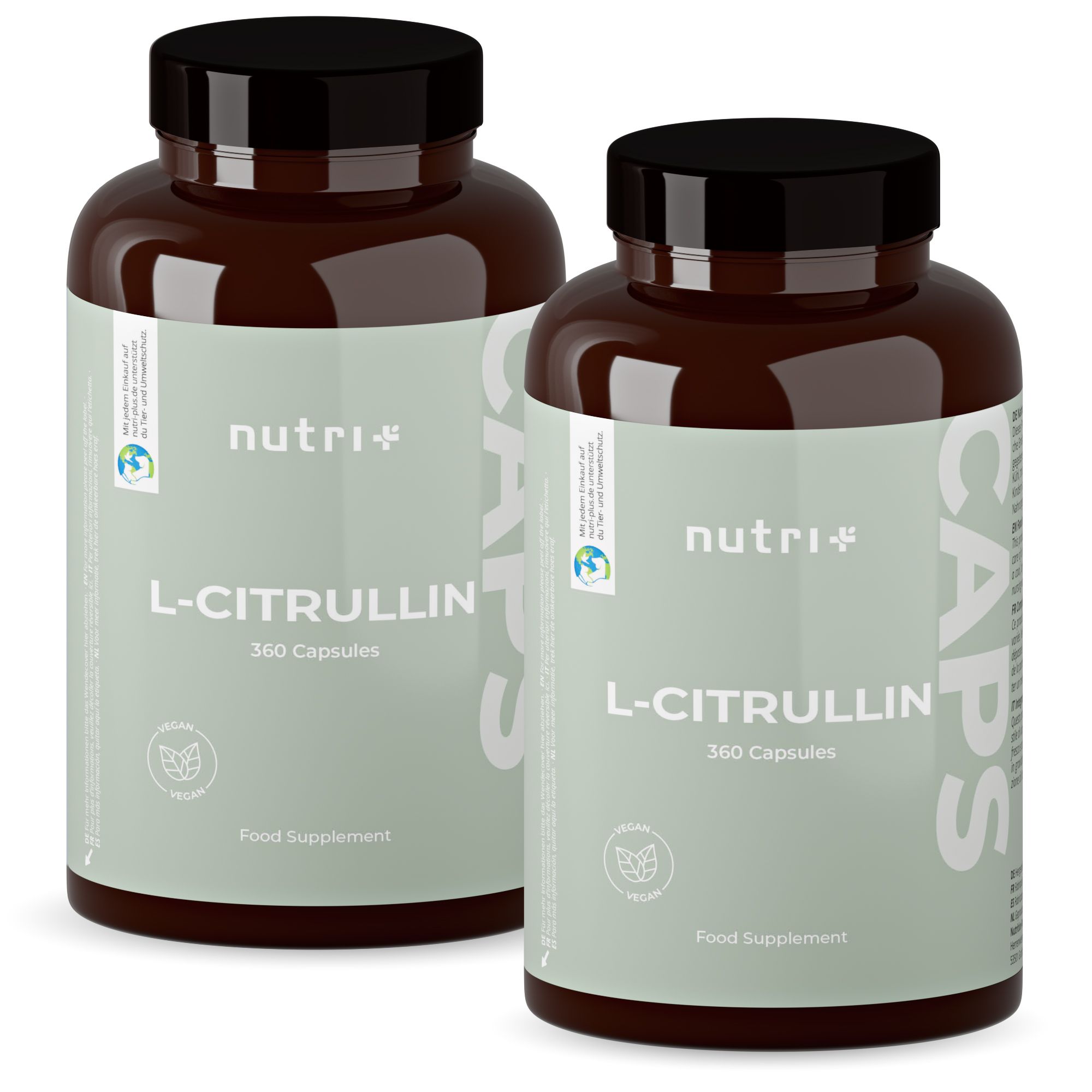 nutri+ Capsules de malate de L-citrulline